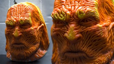 Sculptor Carves Watermelon and Pumpkins Into Stunningly Realistic Heads