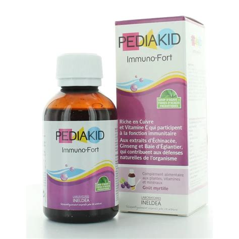 Pediakid Immuno Fort 125mldéfenses Naturellesunivers Pharmacie