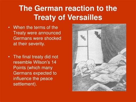 Ppt The German Reaction To The Treaty Of Versailles Powerpoint