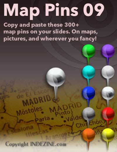 Handmade Slides Map Pins For Powerpoint 09 Powerpoint And