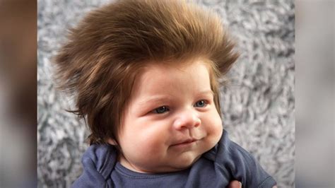 Meet The 9 Week Old Baby Whos Going Viral For His Full Head Of Hair