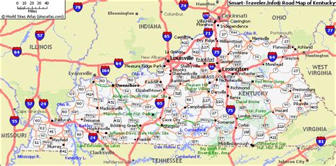 Kentucky Map Kentucky Maphtml Kentucky