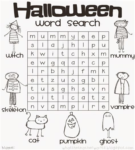 17 Awesome Free Printable Word Search Halloween