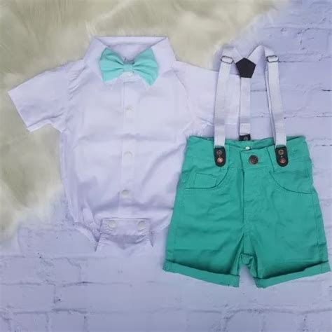 Roupa Batizado Menino Pajem Conjunto Social Batismo Infantil