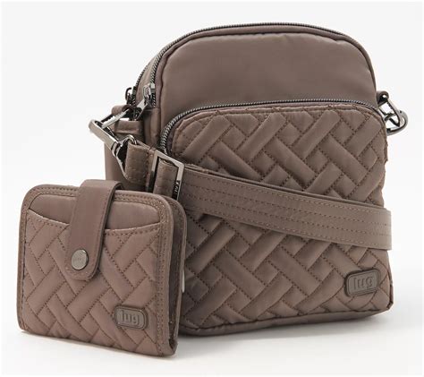 Lug Quilted Crossbody And Wallet Set Can Can