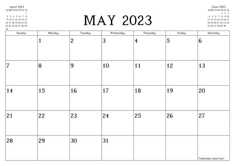 May 2023 Calendar Digital Download Pdf Printable Goodnotes Calendar