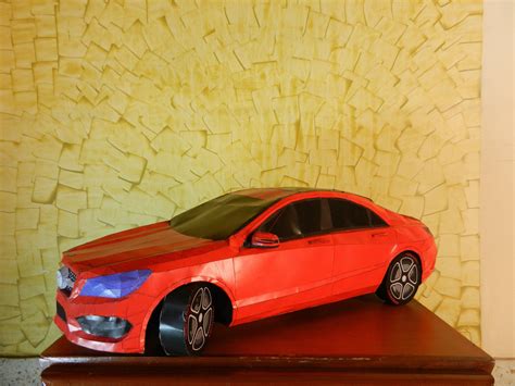 Mercedes Cla Amg D Paper Model D Papercraft Crazy For Cars