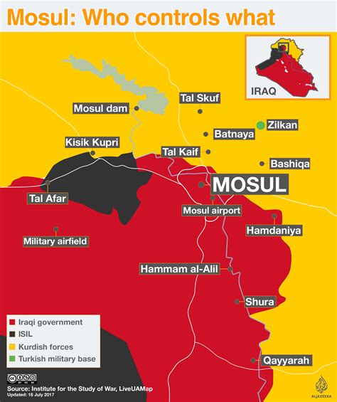 Battle For Mosul Who Controls What Conflict News Al Jazeera