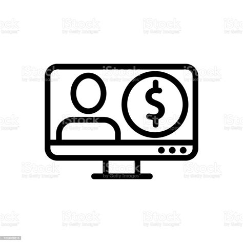 Gamer Video Cost Icon Vector Outline Illustration Stock Illustration