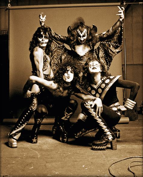 Kiss ~hollywood Californiaaugust 18 1974 Hotter Than Hell Photo