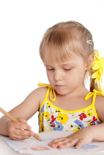 Pencil Drawing Of Little Girl — Stock Photo © Joyart 1496036