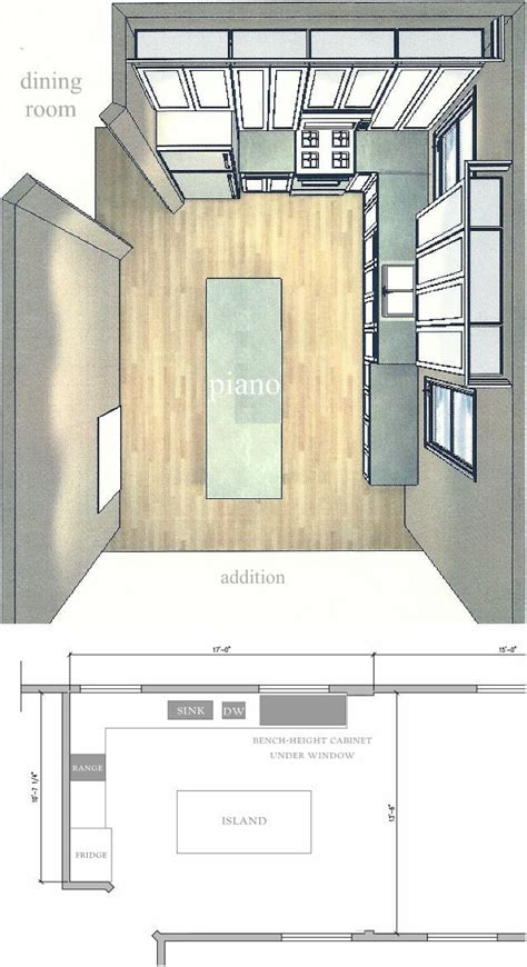 An Overhead View Of A Kitchen And Living Room