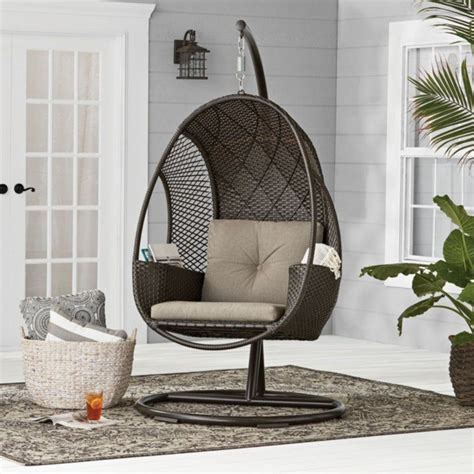 If you are looking for a chair with a cup holder for a patio, beach or other. Member's Mark Woven Egg Chair with Cup Holder (Various ...