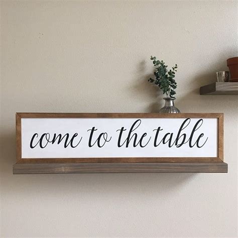 Come To The Table Sign Gather Sign Gather At The Table Sign Kitchen