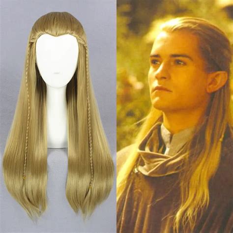 The Lord Of The Rings Legolas Hairstyle Long Straight Men Wigs With