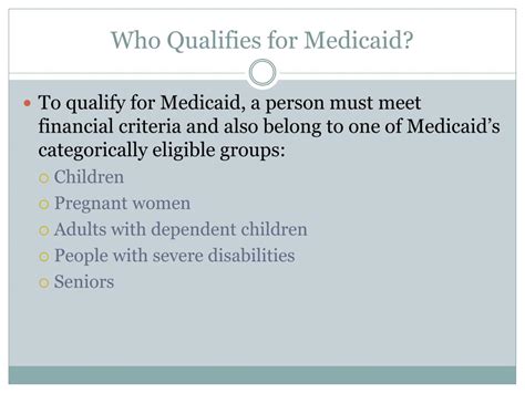 Ppt The Medicaid Program An Overview Powerpoint Presentation Free