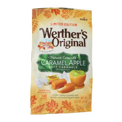Werthers Original Caramel Apple Soft Caramel Candy 857oz Five
