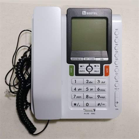 Beetel Corded Landline Phone White For Office Wired At Rs 1365 In