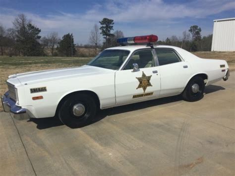 1977 Plymouth Fury Rosco P Coltrane Police Car From The Dukes Of