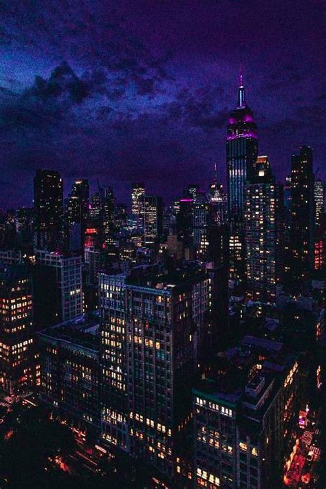 Nyc At Night Wallpaper In 2022 Nyc At Night Sky Aesthetic City