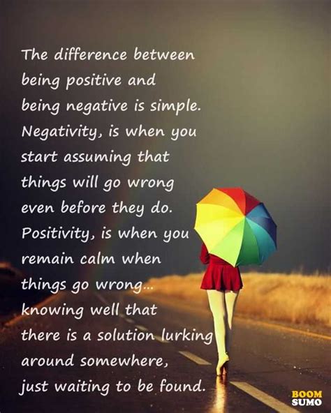 Inspirational Quotes About Being Positive And Being Negative Boom Sumo