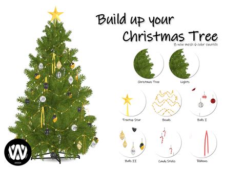 Wondymoon Design — Build Up Christmas Tree Download