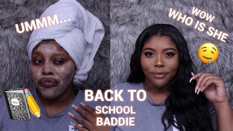 Back To School Baddie Tutorial Skincare Makeup Serena Nicole