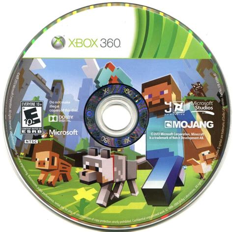 Minecraft Xbox 360 Edition 2013 Playstation 3 Box Cover