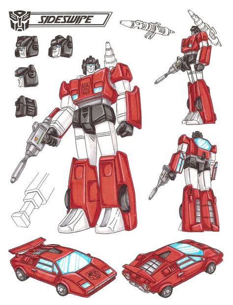 Sideswipe Transformers Characters Transformers Artwork Transformers