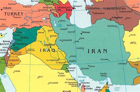 Medio Oriente Mapa My Blog