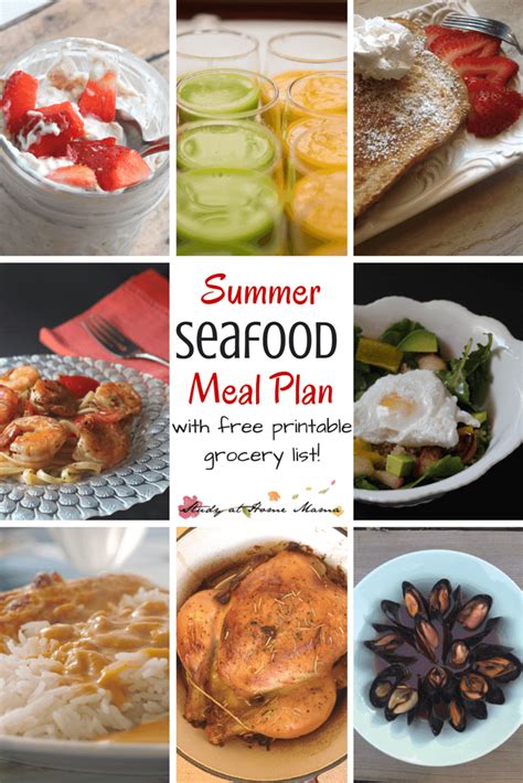Seafood Meal Plan ⋆ Sugar Spice And Glitter