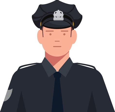 Premium Vector Police Officer Character