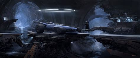 Wallpaper Artwork Digital Art Illustration Batcave Batman Cave