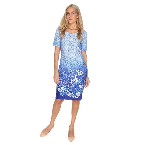 Shop beauty, electronics, fashion, home, and more. TODAY´S WOMAN Kleid 1/2-Arm Rundhalsausschnitt grafischer ...