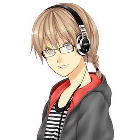 Hoodie Headphones Lonely Anime Girl