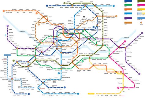 Seoul Subway Map Seoul Korea • Mappery