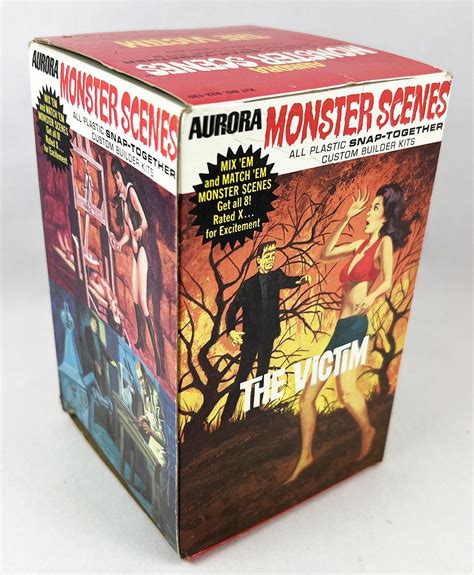 Monster Scenes Aurora Model Kit 1971 The Victim Ref632130 Mint