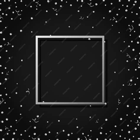 Premium Vector Background With Glitter Dots Frame