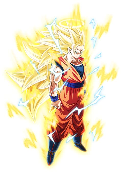 Super Saiyan 3 Goku 1 Aura By Aubreiprince Dragon Ball Super Manga