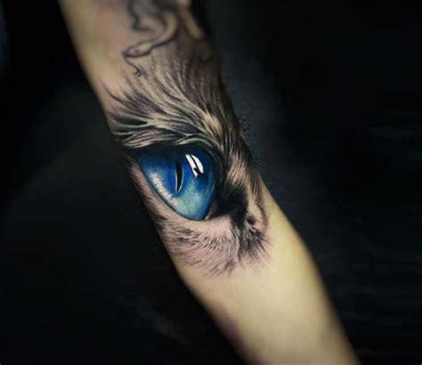 Blue Eye Tattoo By Daniel Bedoya Tiger Eyes Tattoo Cat Eye Tattoos