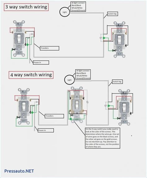 3 Way Switch Wiring Diagram Leviton