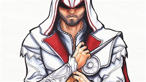Ezio Auditore Speed Drawing How To Draw Assassin S My Xxx Hot Girl
