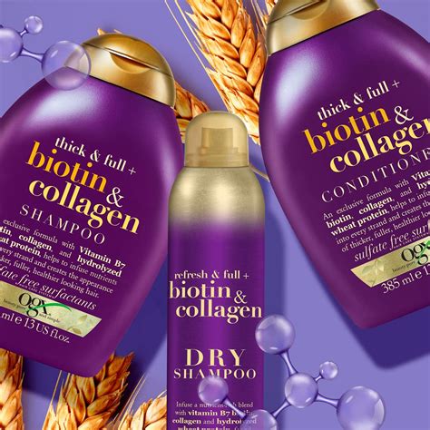 Ogx Biotin And Collagen Hair Thickening Shampoo 385ml Medoget