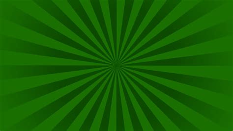 Green Striped Sunburst On A Gradient And Rotating Royalty Free Video