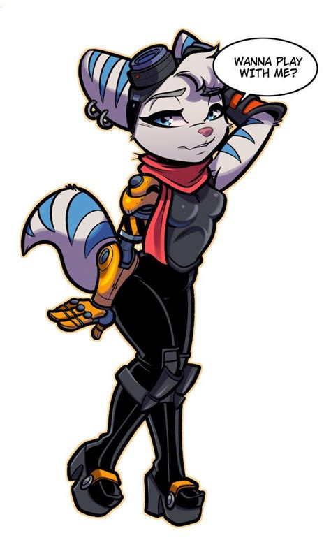 Lombax Girl Ratchet And Clank In 2021 Undertale Cute Anime Funny Furry Art