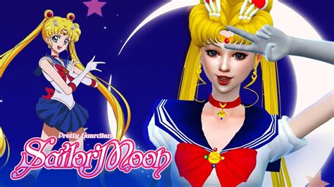 Sailor Moon Full Cc List Sailor Moon Cas Collab The Sims 4 Youtube