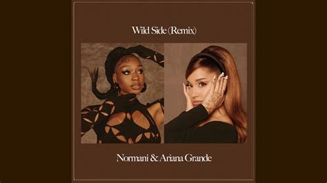 normani and ariana grande wild side remix youtube