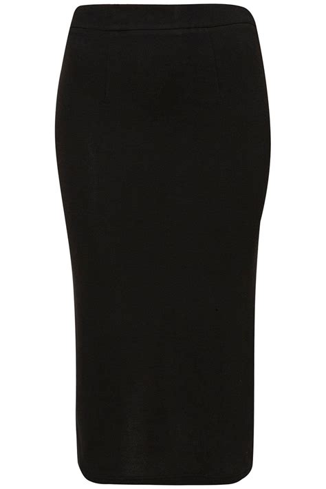 Topshop Black Jersey Pencil Skirt Price £2000 Colour Black Pencil
