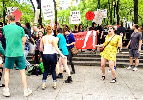 Demonstrators Dance To Protest New Sex Work Draft Legislation The Mcgill Daily