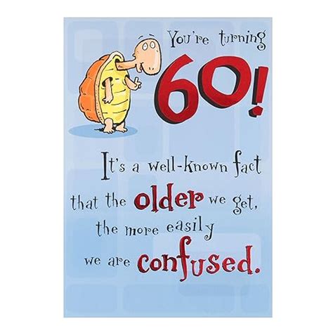 Funny 60th Birthday Cards Uk